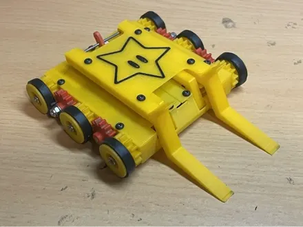 The six-wheel servo flipper